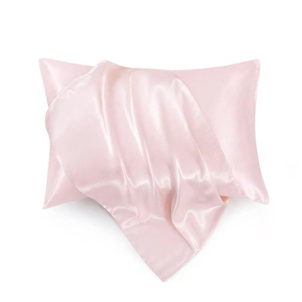 זוג ציפות לכריות סאטן משי דמוי סאטן צבעוני להחלפה