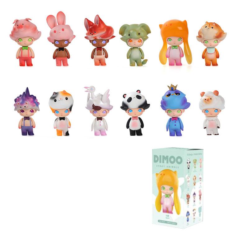 New POP MART DIMOO Lost Animal Collection Mystery Boxes Single Mystery Box/Full Box 12 Pcs 6972368561094