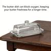 Glass   Dish with Lid Rectangular Multifunction Airtight Cov Ed   Tray Dishwash  Safe for Count Top Fridge Refrig Ator