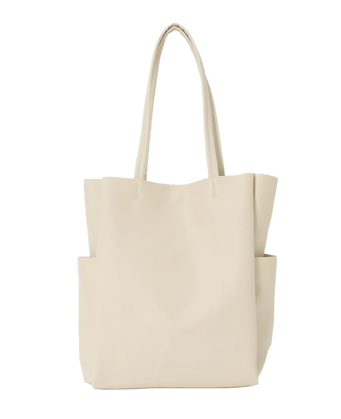 

Beautiful Storage Tote Good Faux Synthetic For Commuting to Work or [Berryta.jp] Bag, Multi-storage, A4, Women s, Multi-pocket, Multi-functional, слонова кістка