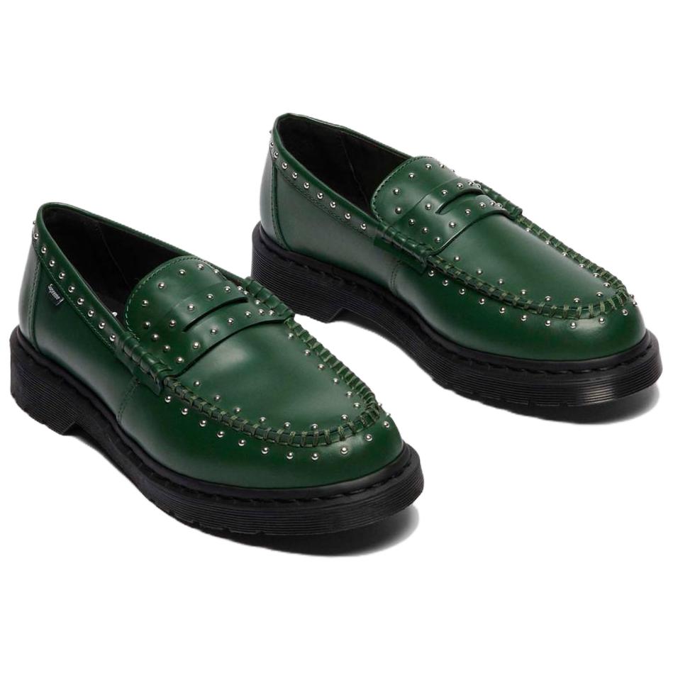 Supreme x Dr. Martens Penton Mokasyny z ćwiekami Ciemnozielone Buty sportowe Unisex 41873300