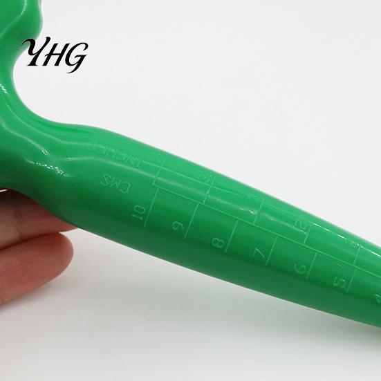Vegetable Garden Sower Seeds Dispenser, Handheld Seeder with 5 Dial Settings, Ergonomic Plastic Drill Dibber, Plant Labels, Sowing Tool for