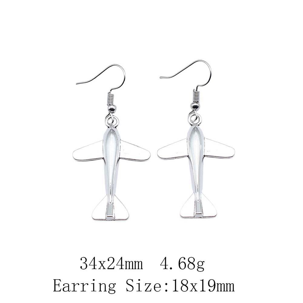 Thanksgiving Day Earring Set Airplane Travel Christmas Drop & Dangle Earring Women's Bags Unusual Earrings