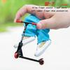 1Set Alloy Finger Scooter Finger Toy Skateboards With Pants Shoes And Tools Finger Scooter Toy Mini Skateboard Finger Toy For Gift