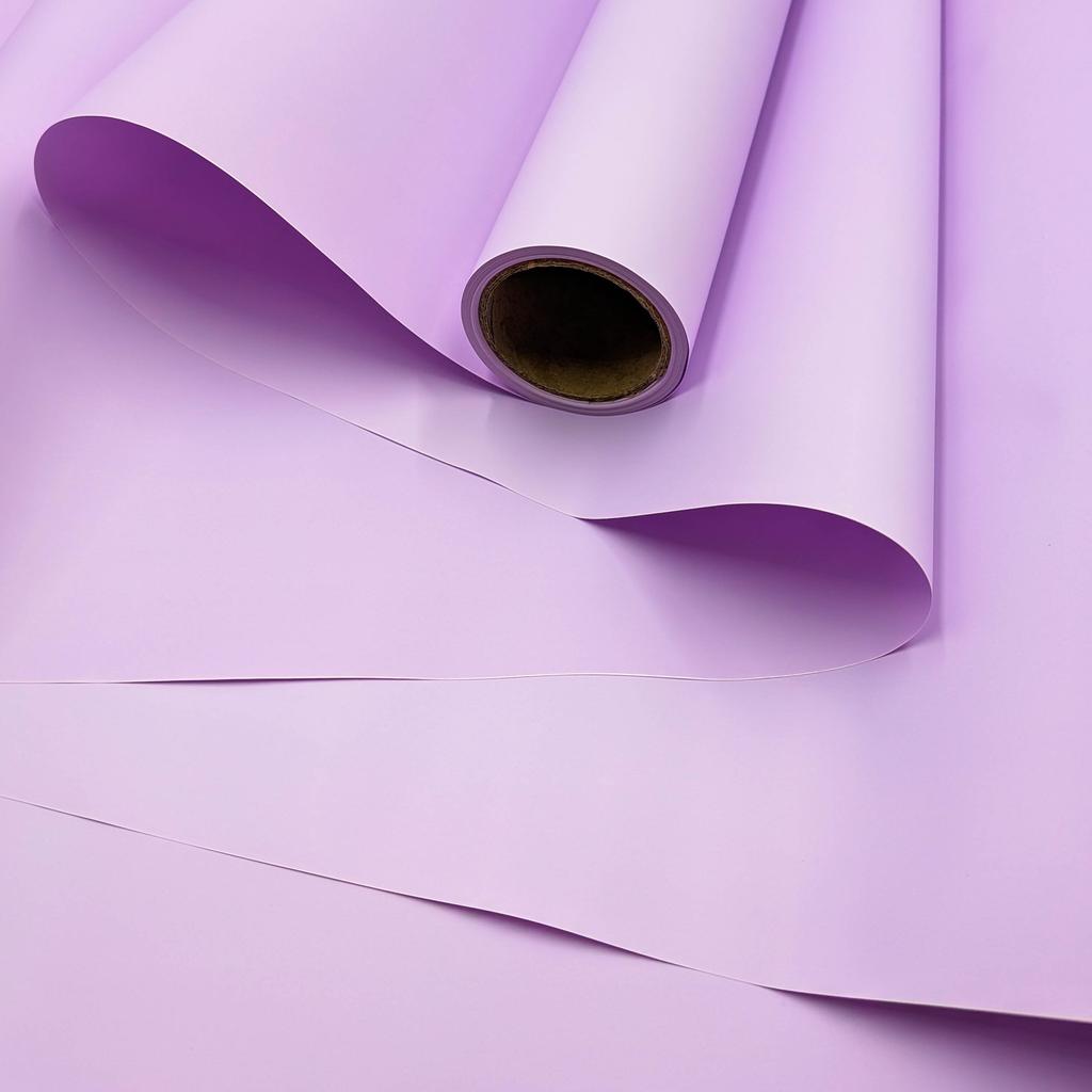 Folia Florystyczna - "Elegant" Lilac - Rolka 58Cm X 10M