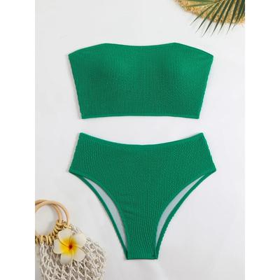 Sexy Women's Swimsuit 2026 Summer Bikini Two-piece Swimwear for Woman Beachwear High Waist Bikinis Sets Swimming Bathing Suits