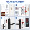 WiFi Smart Lock Keyless Entry     APPCelsiusFingerprintCelsiusPasswor elsiusCar elsiusMechanical Key 5 Unlocking Methods Touchscreen Alumin