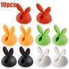 Cute Rabbit Ear Cable Manager Desktop Car Dashboard Charger Cables Clasp Clip Desk Line Organizer Bunny Ear Winder Holder