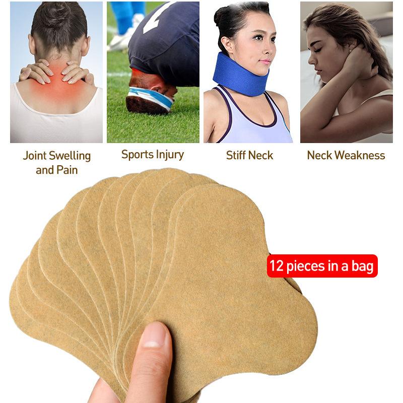 12pcs/bag Wormwood Pain Relief Patch Relieves Waist, Neck, Shoulder, Knee, Joint, Muscle Pain, Discomfort, Body Care
