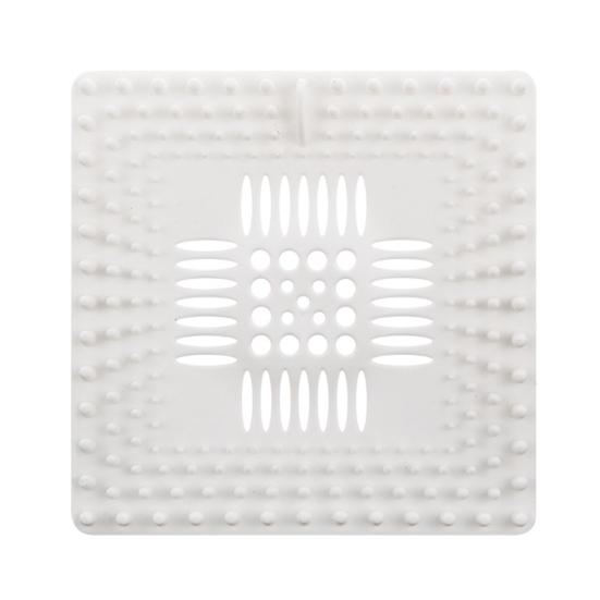 4-teiliger Duschablauf-Haarfänger, quadratisches Kunststoff-Spülbeckensieb, Anti-Verstopfungs-Filter für Badewanne und Küche, verhindert verstopfte Rohre, Haarschutz