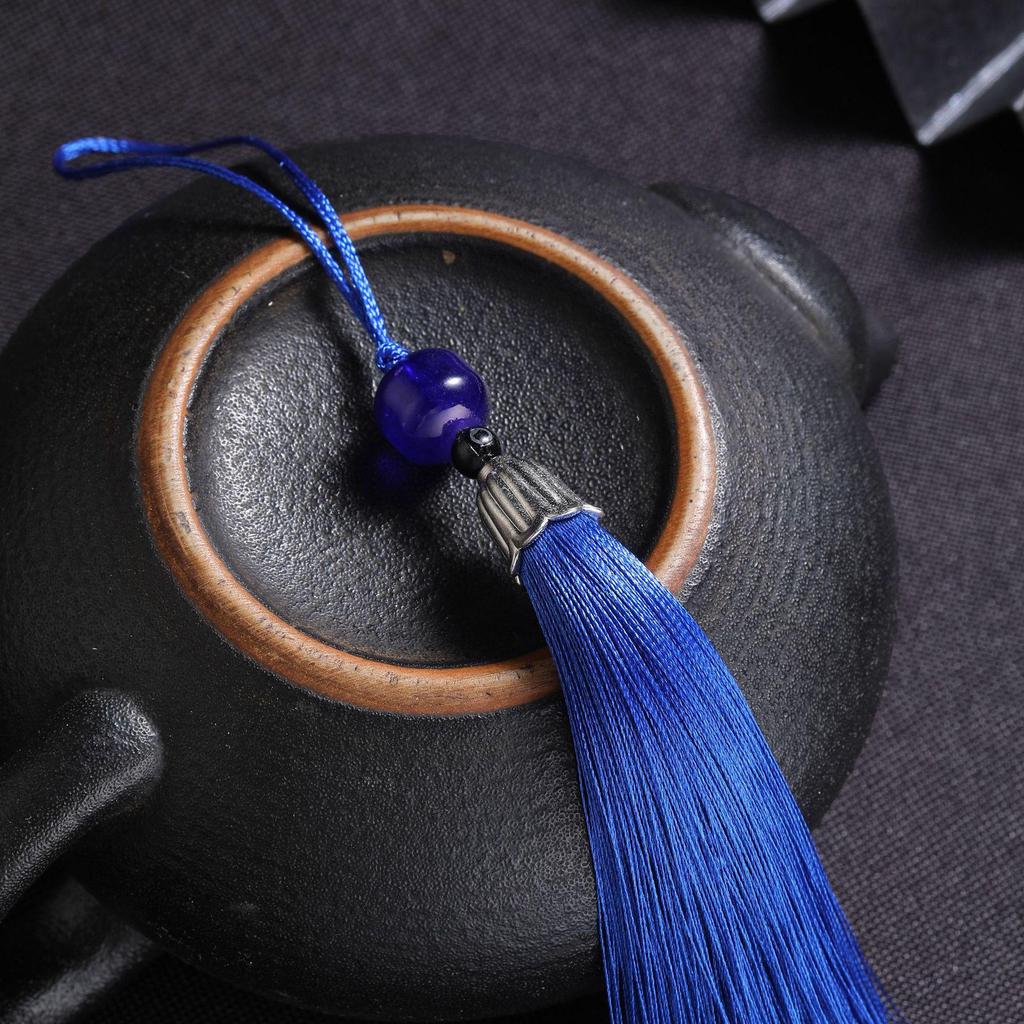 Exquisite Beaded Tassel Hanfu Bookmark & Sachet Pendant