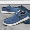 Large Size Fashion Men Canvas Casual Shoes Loafers Slip On Driving Shoes Moccasins Men Flats Shoes