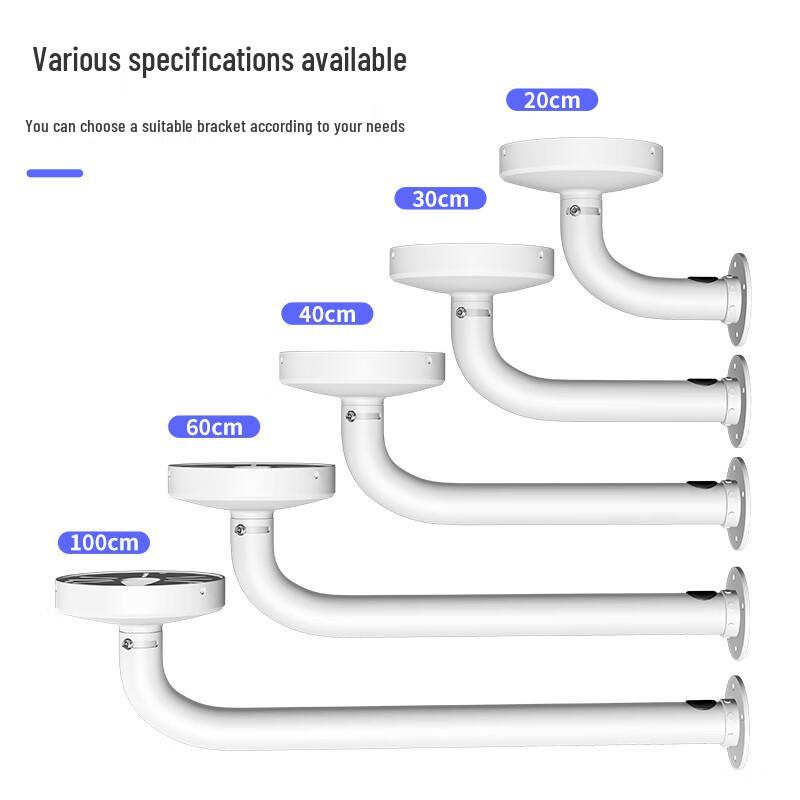 Shimingtong L-Shaped Aluminum Surveillance Camera Wall Mount