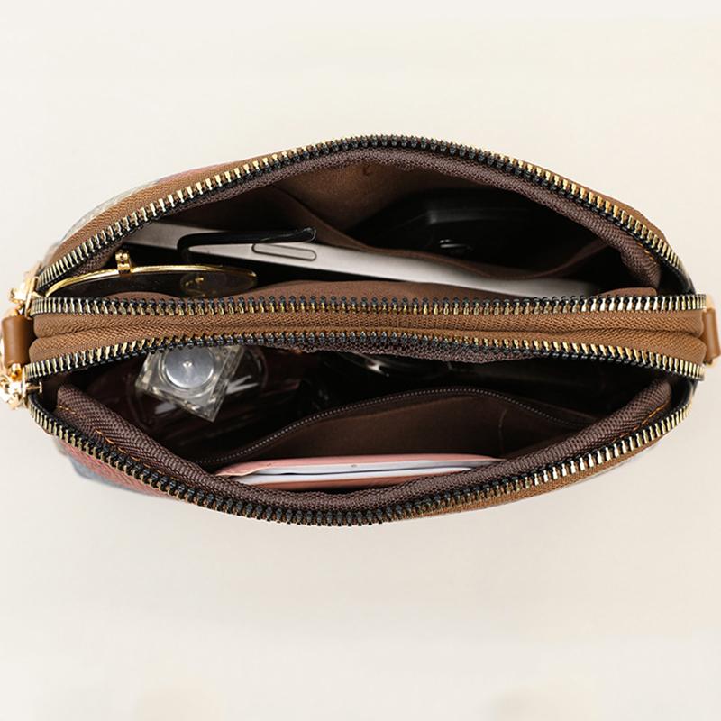 Crossbody skulderveske høykvalitets PU-skinn liten håndveske Sommer luksusdesign for kvinner Shell Bag Kvinnelig Crossbody Bag Tote