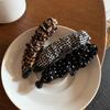 Vintage Leopard Print Dot Plaid Banana Hair Clip For Women Girls Sweet Hair Ornament Hairpin Fashion Hair Accessories Gift