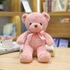 Ten-Color Bear Wedding Plush Toy with Ribbon and Bowtie