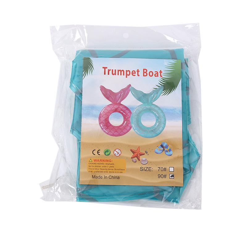 Adult Mermaid Tail Inflatable Float Chair - Swim Ring Lifebuoy Raft