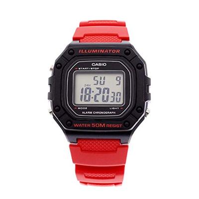W-218H-4BV Quartz Watch, Red, Unisex [Parallel Import]