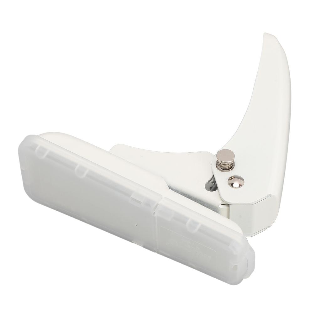 5.5mm Single Hole Puncher Round Hole Paper Punching Tool for Loose Leaf Card Leather Plastic Cover 40 Sheets Capacity