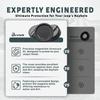 For Jeep Keyhole Cover, for 2018-2024 Jeep Wrangler JL & Gladiator JT, Door Lock Cover for Wrangler, Front Door Keyhole Cover 1 Pcs, 5 Years Warranty