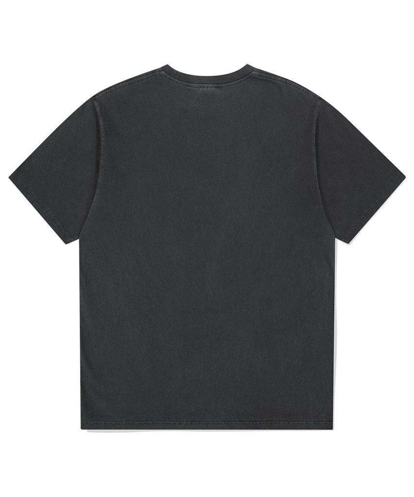 MAHAGRID Flower Star Pigment Tee Charcoal(Mg2Fmmt512A)