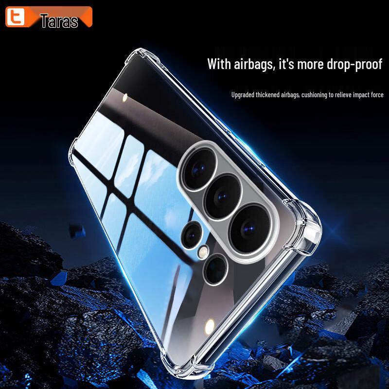 Taras Airbag Transparent Soft Phone Case for Samsung S26 Ultra