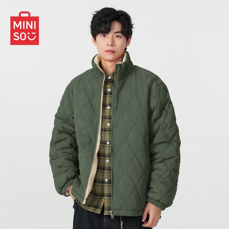 

MINISO Men s Stand-Collar Padded Jacket XL