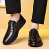 Men's shoes spring new business casual leather shoes men's leather breathable soft-soled dad shoes