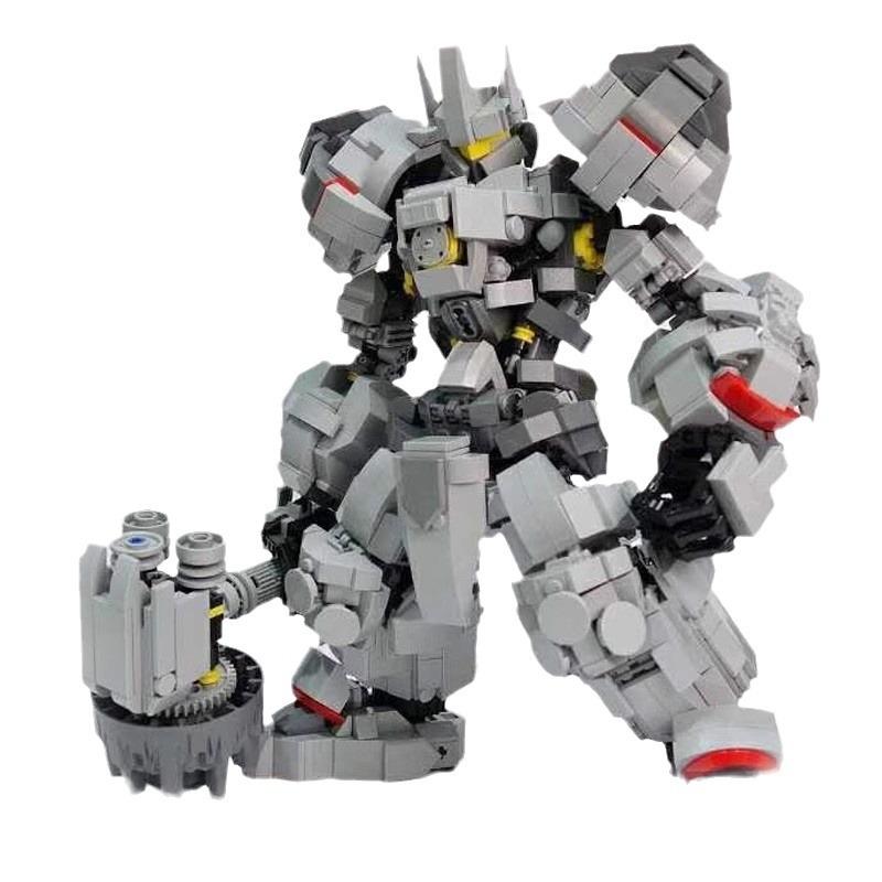 M Building Block Compatible Lego Overwatch Reinhart Mecha, Toy Assembly, Model Gift
