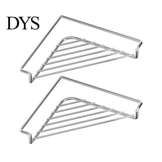 Kitchen Sink Corner Shelf Stainless Steel Triangular Shelf, Rustproof Compact Wire Storage Rack, Space Saving Utensil Drying Rack for