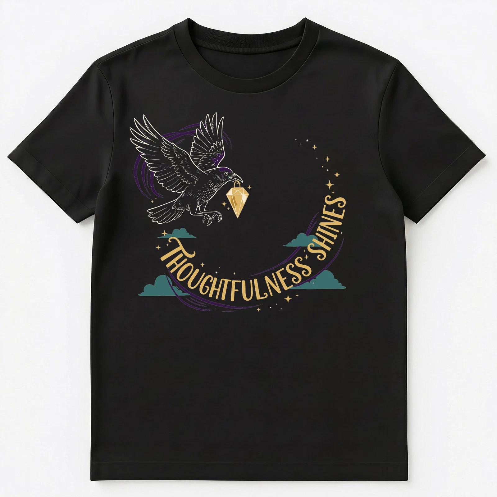 

Thoughtfulness Shines Raven Inspiration Unisex T-Shirt L