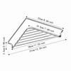 Waterproof Dish Drying Rack Anti-rust Sink Drain Shelf Sink Storage Holder  Laundry Room