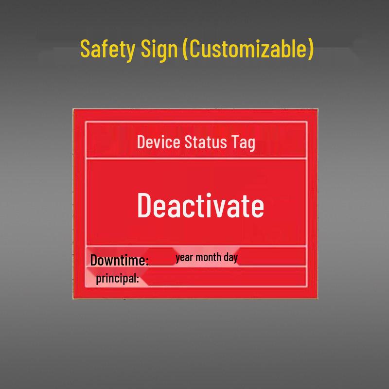 Safety Signs for Mechanical Equipment: Inspection, Repair, and Warning Symbols