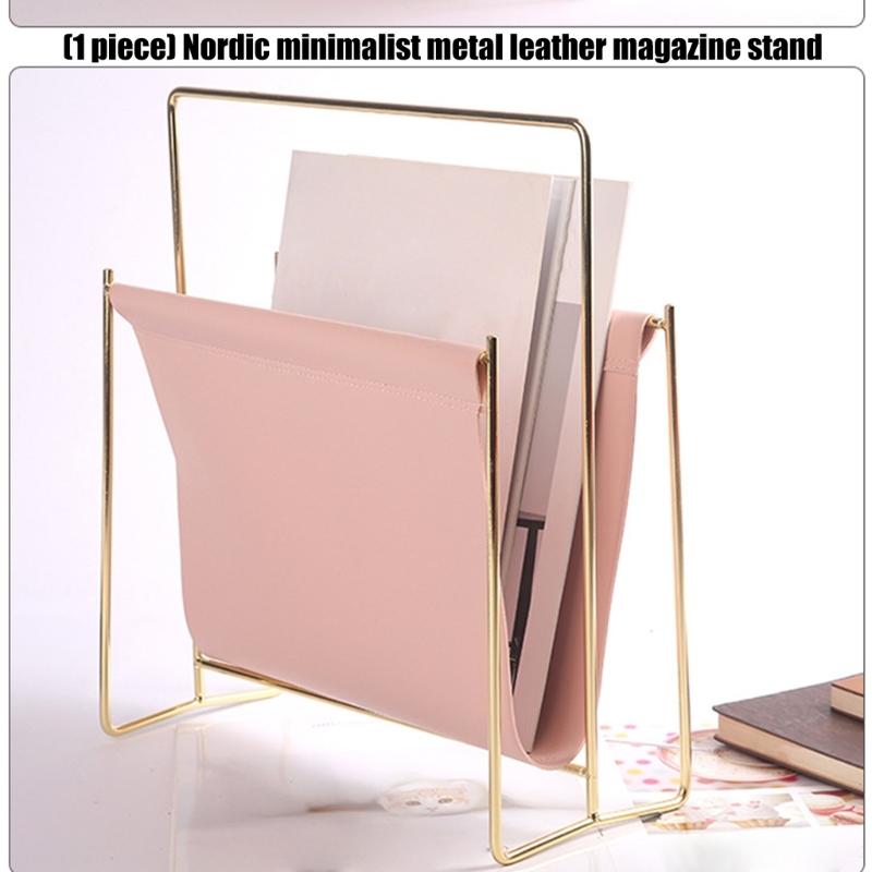 Scandinavian Iron Rack With Premium PU Leather Trim    Room Study