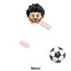 New  Single 4.5CM Soccers Athletics Sportsman Star Building Blocks Cartoon Mini Action Figures Toys For Kids Christmas Gifts