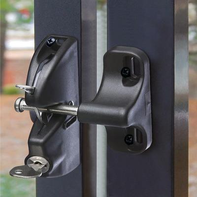 Fecho de Portão Travamento Automático Fechadura de Portão Fecho Seguro com 2 Chaves para Porta de Madeira Metal Celeiro Fazenda Recinto para Gado Jardim Pátio