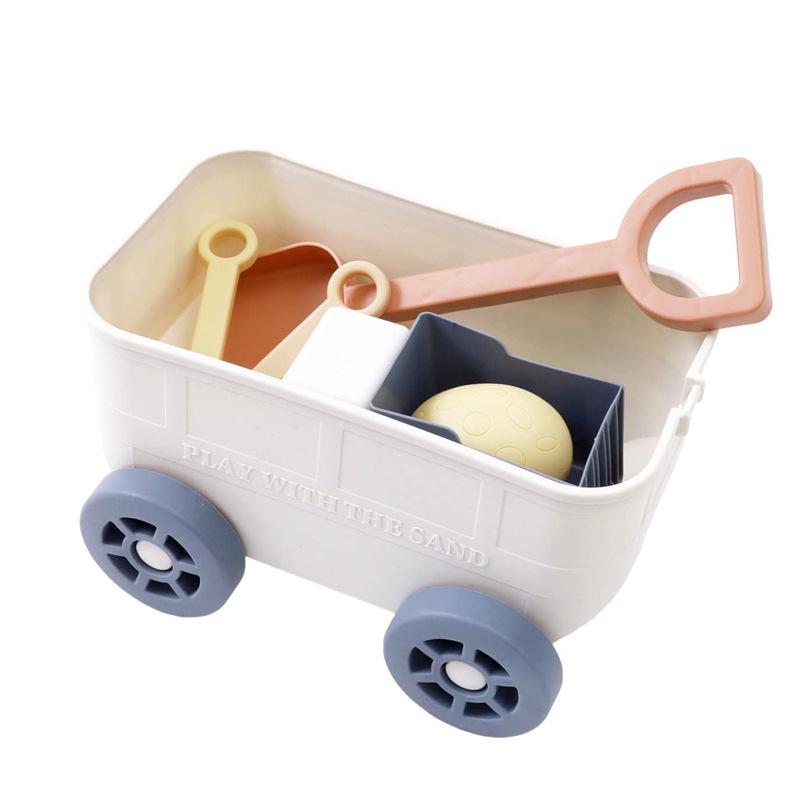 

Ролевой пляжный игровой набор: Машина-лопата, тележка и игра с водой и песком