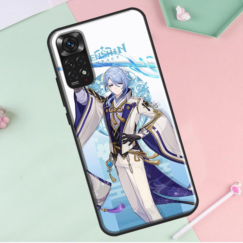 Kamisato Ayato Genshin Impact Für Redmi Note 12 Pro Plus Hülle Für Redmi Note 10 8 9 11 Pro 12S 11S 10S 9S 9C 10C 12C Hülle
