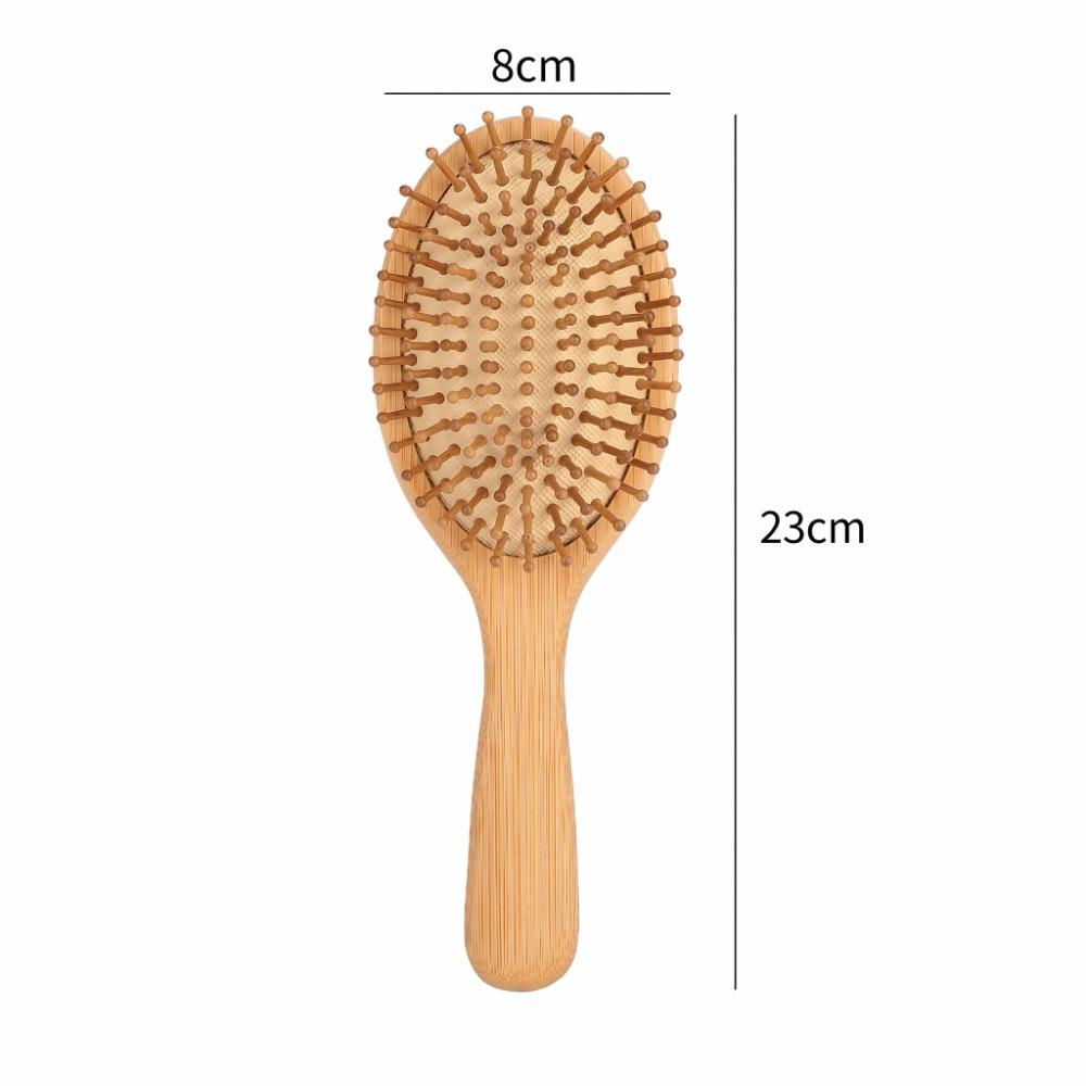 Portable Solid Wood Hair Massage Comb Promote Blood Circulation Wooden Hair Comb Hair Care