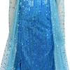 Frozen Girls' Elsa Sequin Mesh Long-Sleeve Formal Dress
