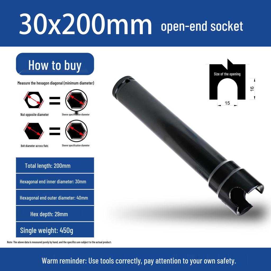 Electric Hex Impact Wrench Socket 1/2, 8-32 for Scaffolders & Carpenters