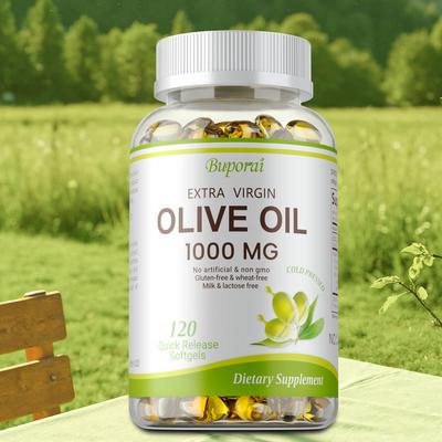 High-purity Olive Oil Soft Capsules, 1000 Mg Olive Oil Extract, Suitable for Adults.