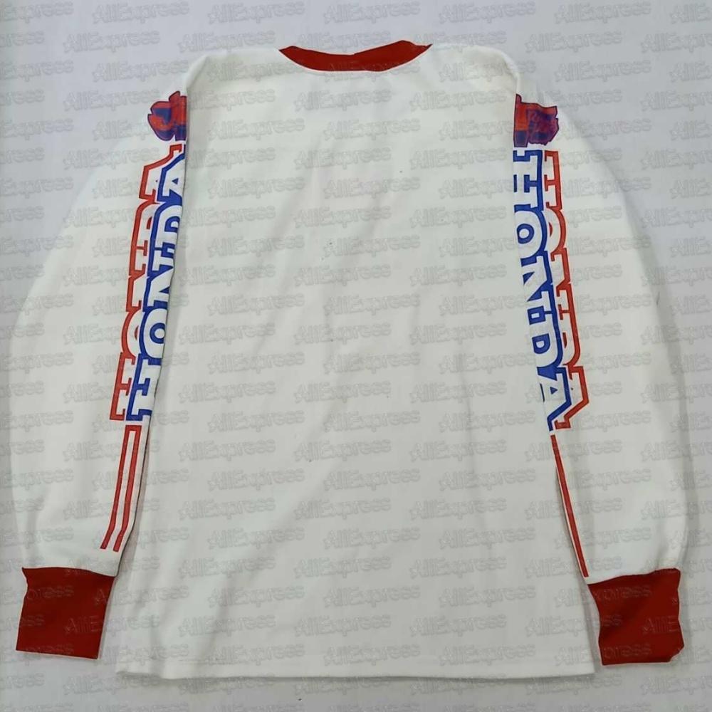 Summer Honda 2025 Motorcycle Jersey Long Sleeve Riding Shirt Breathable Bike Racing Gear Comfortable Off-Road Moto Top for Men