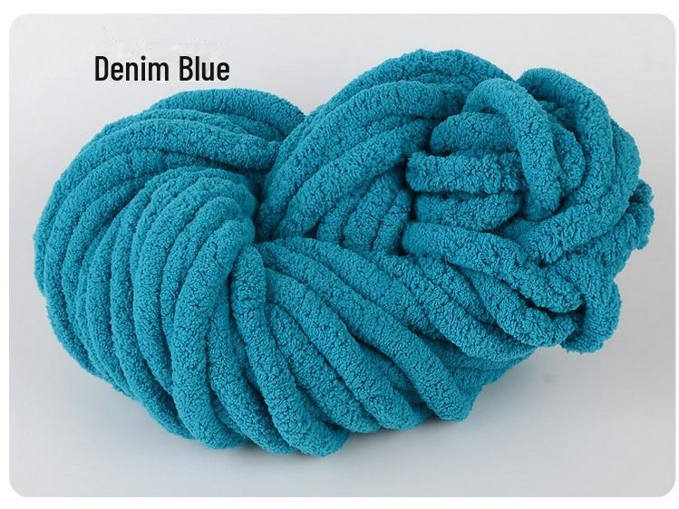 Isländische 2CM Extra Dicke Handgewebte Chenille Eisbar Decke