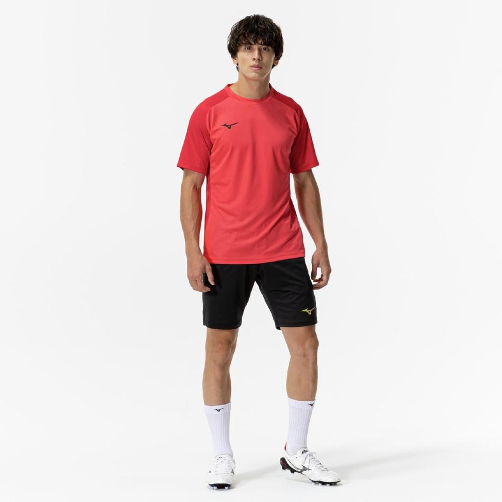Mizuno Soccer Wear PRO Field Shirt P2MAC043 Poppy Red/Chinese Red