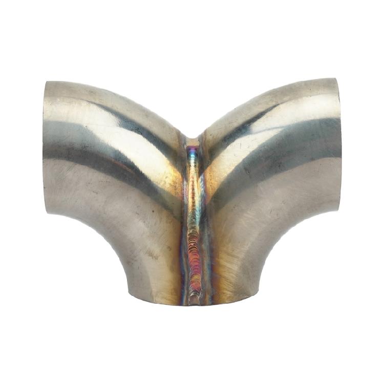 Corrosion Resistant Exhaust System Y Connector 4 Standard Size Optimized Fluid Dynamics For Enhances Engine Power Output