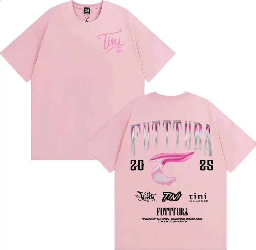 Fashion Hip Pop T Shirts RFUTTURA 20 Graphic TShirt Dark Gray Print Cotton Short Sleeve Tini Violetta Streetwear Top Unisex