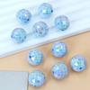 10Pcs 16Mm Earth Shaped Round Beads Disco Ball Beads For Jewelry Making Diy Necklace Earrings Phone Chain Beaded Pen Accessories