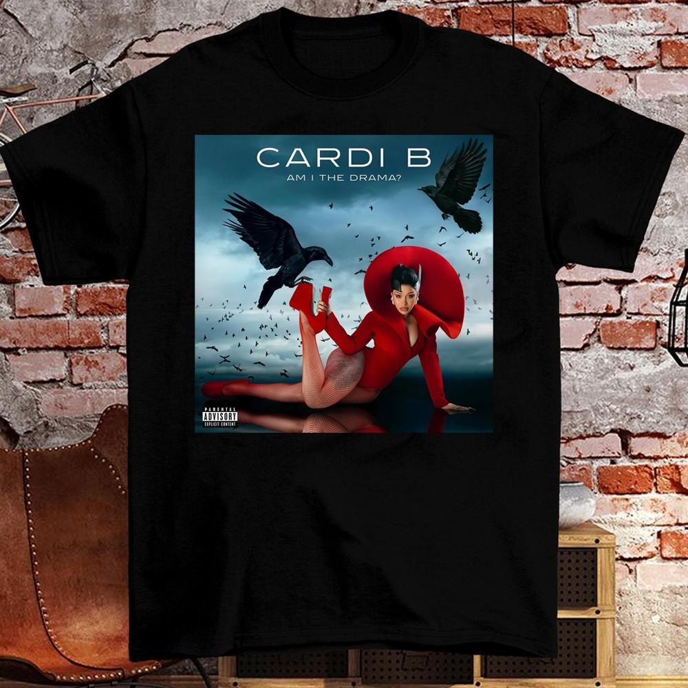 Cardi B Am I The Drama Album New Cotton Unisex All Size  22D106 Unisex T-Shirt S