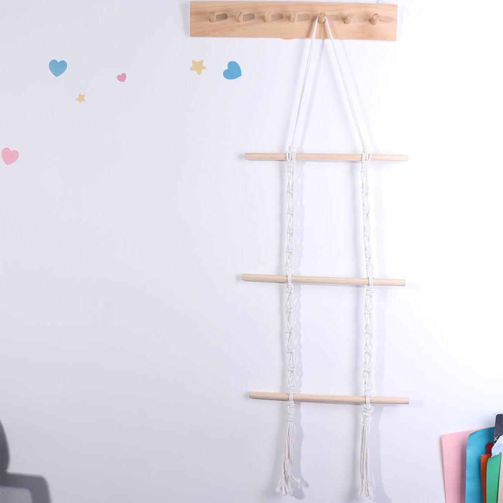 Handmade Decorative Shelf Wall Mounted Storage Rack Wall Art Wall Hanging Pendant Gift